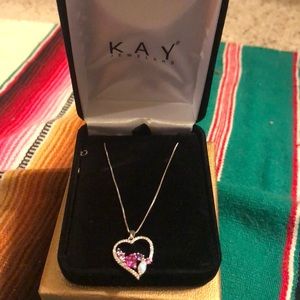 kay jewelry heart necklace